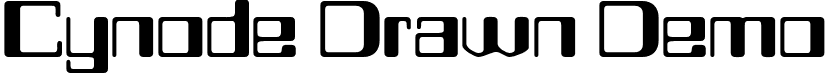 Cynode Drawn Demo font - CynodeDrawn-Regular_demo.otf