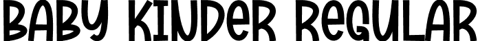 Baby Kinder Regular font - Baby-Kinder.otf