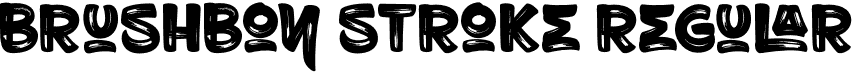 Brushboy Stroke Regular font - brushboy-stroke.otf