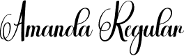 Amanda Regular font - Amanda.otf