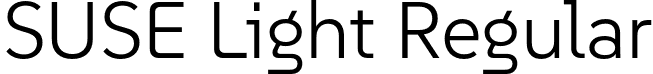 SUSE Light Regular font - SUSE-Light.otf