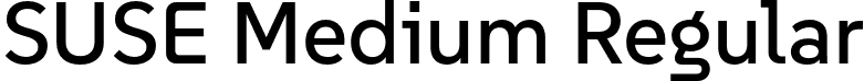 SUSE Medium Regular font - SUSE-Medium.otf