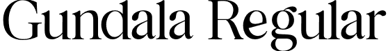 Gundala Regular font - gundala-regular.otf