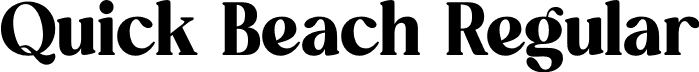 Quick Beach Regular font - quick-beach.otf