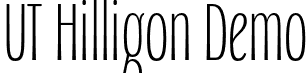 UT Hilligon Demo font - UT Hilligon Demo.otf