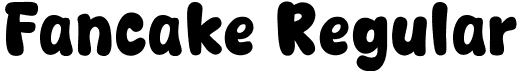 Fancake Regular font - Fancake.ttf