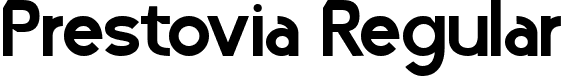 Prestovia Regular font - PrestoviaRegular-gwRm3.ttf