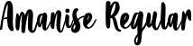 Amanise Regular font - Amanise.otf