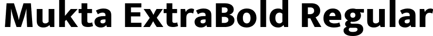 Mukta ExtraBold Regular font - Mukta-ExtraBold.ttf