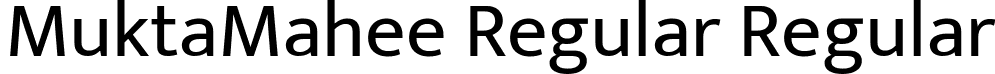 MuktaMahee Regular Regular font - MuktaMahee-Regular.ttf