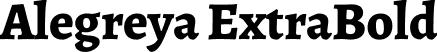 Alegreya ExtraBold font - Alegreya-ExtraBold.ttf