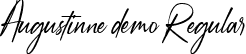 Augustinne demo Regular font - Augustinne.ttf