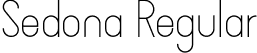 Sedona Regular font - Sedona.otf