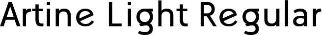 Artine Light Regular font - ArtineLight-1jRMM.ttf