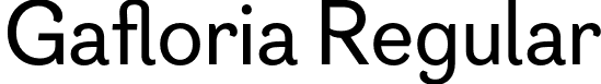 Gafloria Regular font - gafloria-regular.otf