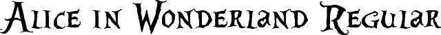 Alice in Wonderland Regular font - Alice_in_Wonderland.ttf