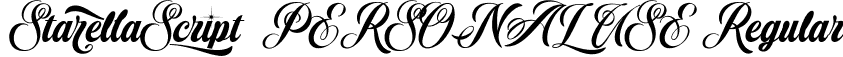 Starella Script PERSONAL USE Regular font - StarellaScriptPersonalUse-BZrB.ttf