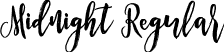 Midnight Regular font - z-Midnight .ttf