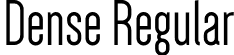 Dense Regular font - Dense-Regular.otf