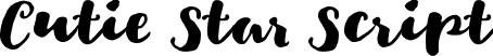 Cutie Star Script font - Cutie Star.ttf