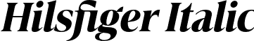 Hilsfiger Italic font - Hilsfiger-Italic.otf