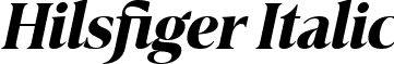 Hilsfiger Italic font - Hilsfiger-Italic.ttf