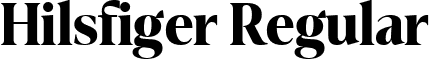 Hilsfiger Regular font - Hilsfiger-Regular.ttf