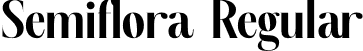 Semiflora Regular font - Semiflora.otf