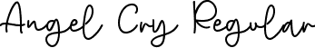 Angel Cry Regular font - Angel Cry.ttf