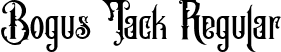 Bogus Jack Regular font - Bogus Jack.ttf