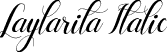 Laylarita Italic font - Laylarita Italic.otf