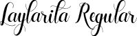 Laylarita Regular font - Laylarita.otf