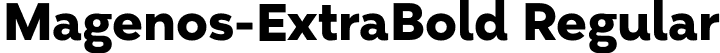 Magenos-ExtraBold Regular font - Magenos-ExtraBold.otf