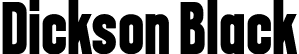 Dickson Black font - Dickson Black.ttf