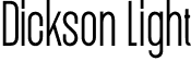 Dickson Light font - Dickson Light.otf