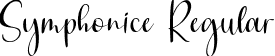 Symphonice Regular font - Symphonice.ttf