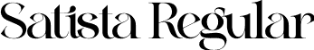 Satista Regular font - Satista.otf