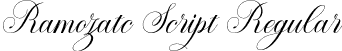 Ramozatc Script Regular font - Ramozatc Script.otf