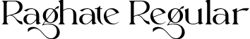 Raghate Regular font - Raghate.otf