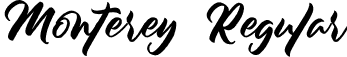 Monterey Regular font - Monterey.ttf