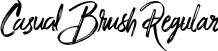 Casual Brush Regular font - CasualBrush-Regular.otf