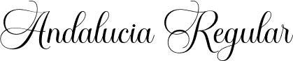 Andalucia Regular font - andalucia.otf