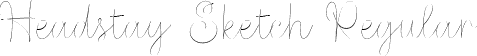 Headstay Sketch Regular font - Headstay Sketch.ttf