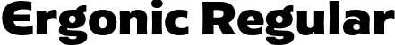 Ergonic Regular font - Ergonic.otf