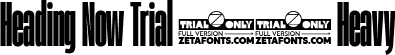 Heading Now Trial 18 Heavy font - HeadingNowTrial-18Heavy.ttf