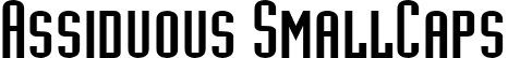 Assiduous SmallCaps font - Assiduous.ttf