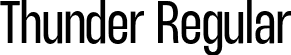 Thunder Regular font - Thunder-LC.otf