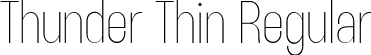 Thunder Thin Regular font - Thunder-ThinLC.ttf