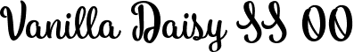 Vanilla Daisy SS 00 font - VanillaDaisy-SS00.ttf