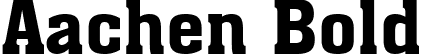 Aachen Bold font - unicode.aachenb.ttf